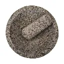 Molcajete Popocatépetl de 8 Pulgadas de Diámetro con Base de Madera de Cedro 04.webp