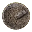 Molcajete de Piedra Volcánica Yohual de 8 Pulgadas con Base de Cedro 04.webp