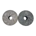 Par de Ruedas de Piedra Gris Para Molino de 6 Pulgadas