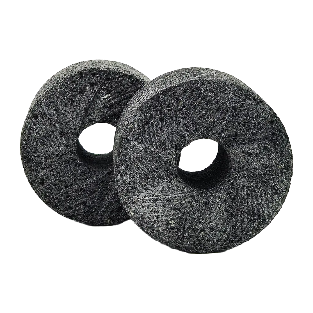 [RM5-N] Pair of 5-Inch Black Stone Millstones