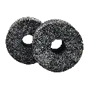 Pair of 5-Inch Black Stone Millstones